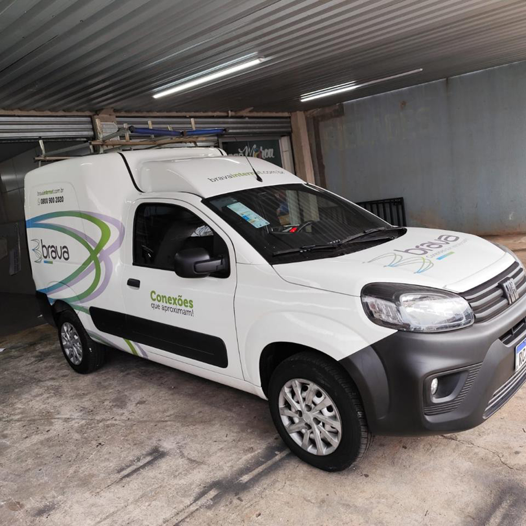 Brava Internet Goiania -- Logomarca Comunicação Visual