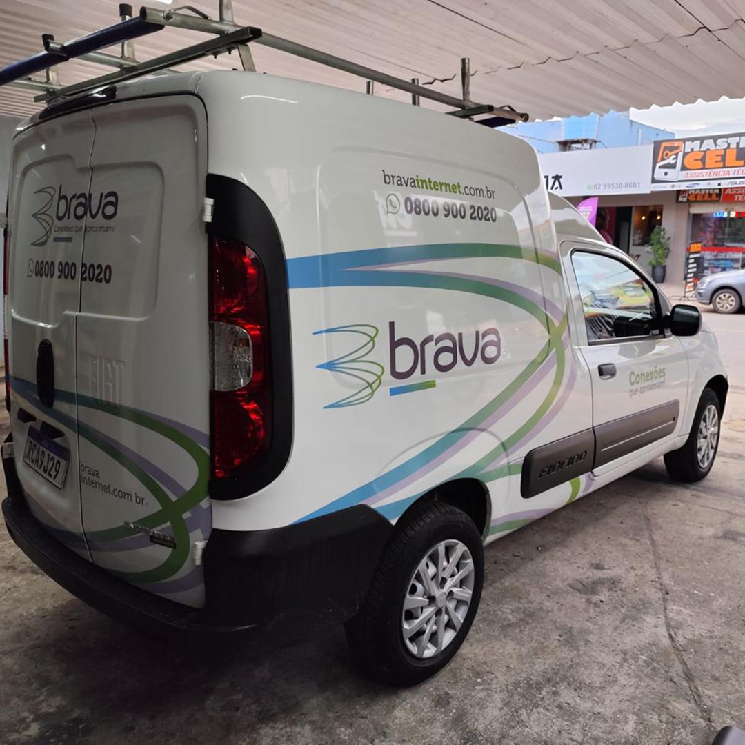 Brava Internet - - Logomarca Comunicação Visual