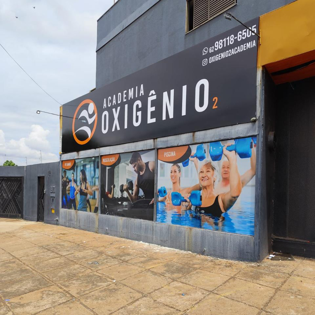 Fachada Academia Oxigênio - - Logomarca Comunicação Visual (2)